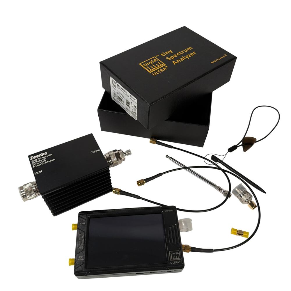 Zeenko tinySA Ultra+ Tiny Spectrum Analyzer Model ZS-406 Tested Working